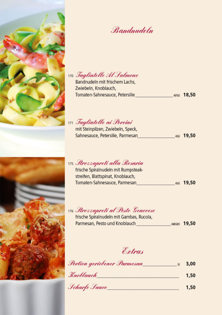 Ristorante Dolce Maria Speisekarte Seite 10